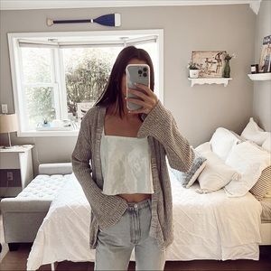 Absolutely Creative Worldwide Gray Cardigan